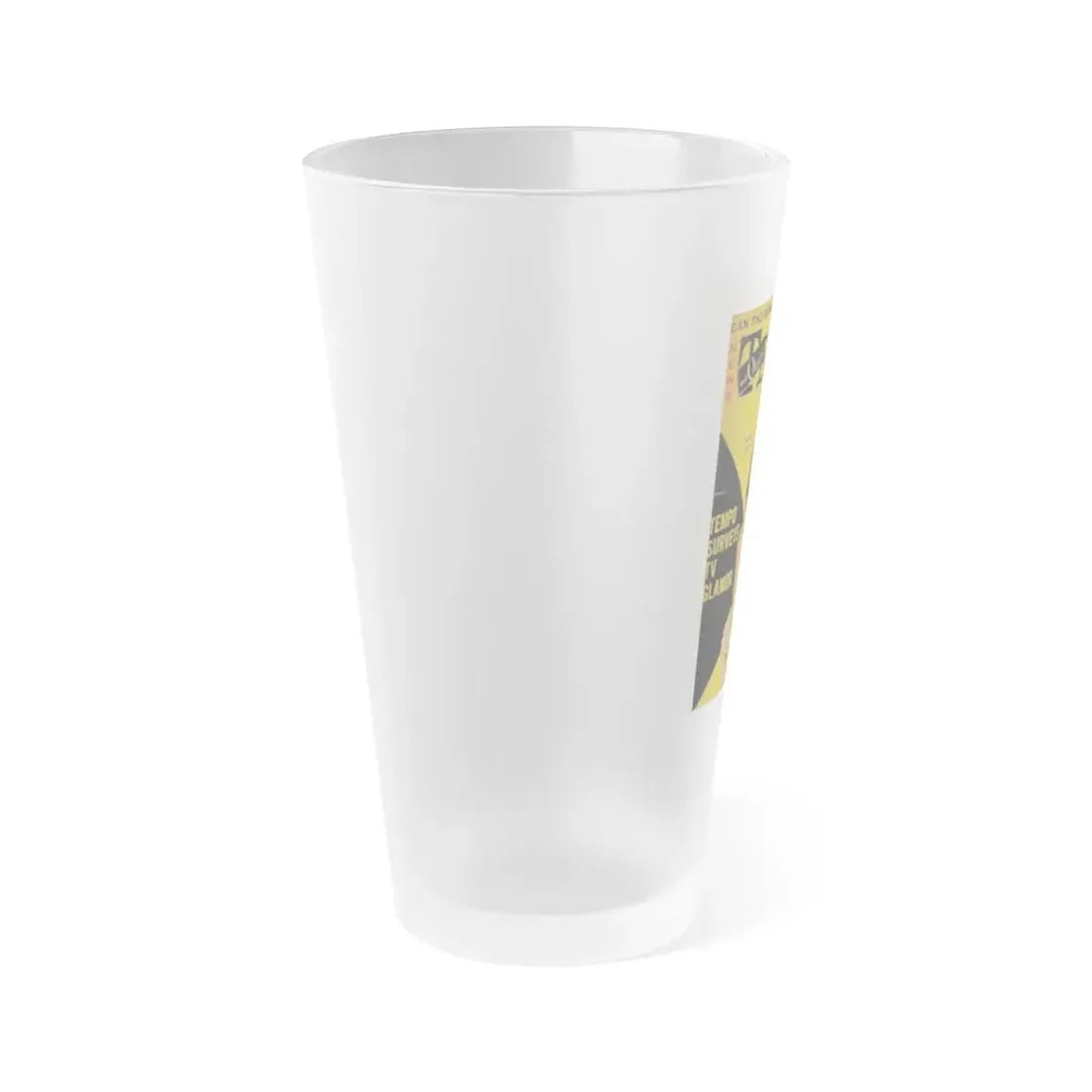 Barbara Darrow #19 - Mag. Cover (Vintage Female Icon) Frosted Pint Glass 16oz - Go Mug Yourself