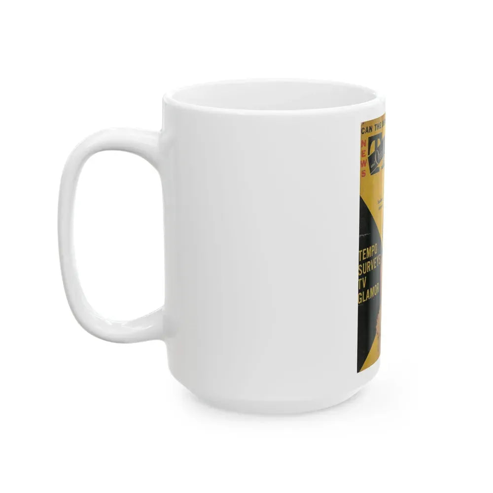 Barbara Darrow #19 - Mag. Cover (Vintage Female Icon) White Coffee Mug - Go Mug Yourself