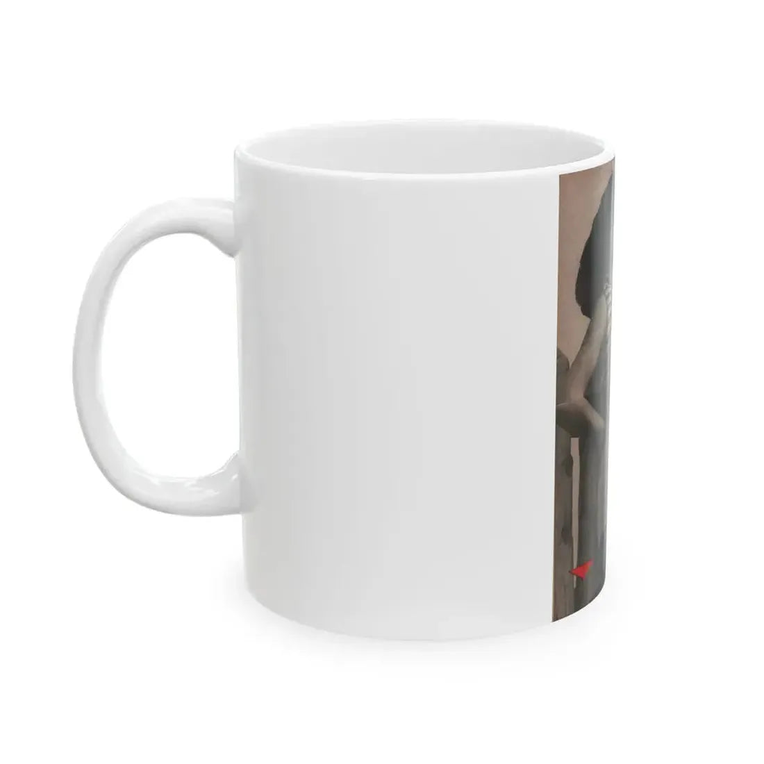 Barbara Darrow #28 - 1 B&W Centerfold Photo & Small Article from People Pocket Mag. 12-29-54 (Vintage Female Icon) White Coffee Mug - Go Mug Yourself