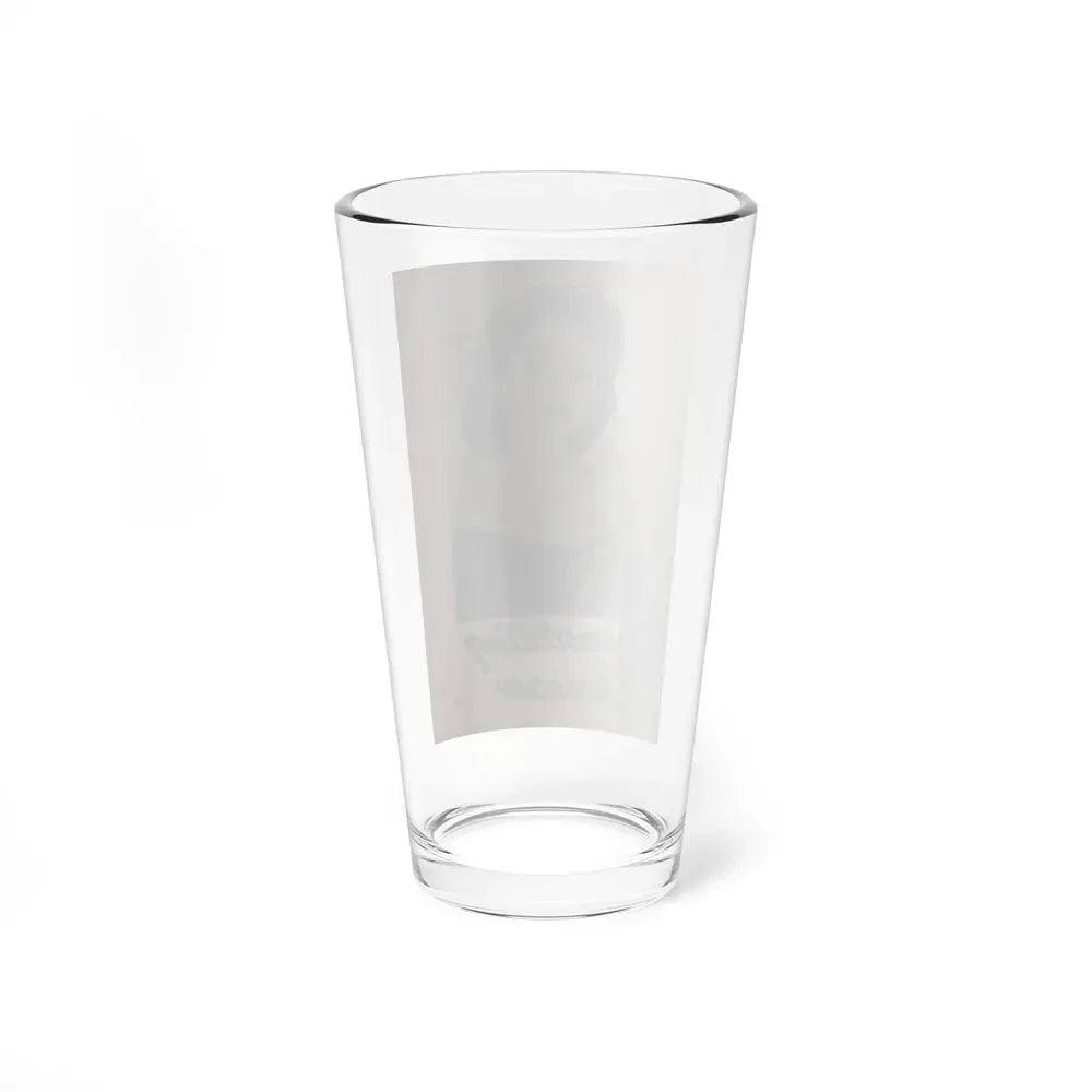 Barbara Darrow #33 - 1 B&W Photo from PHOTO Digest Mag. Dec. '54 (Vintage Female Icon) Pint Glass 16oz - Go Mug Yourself