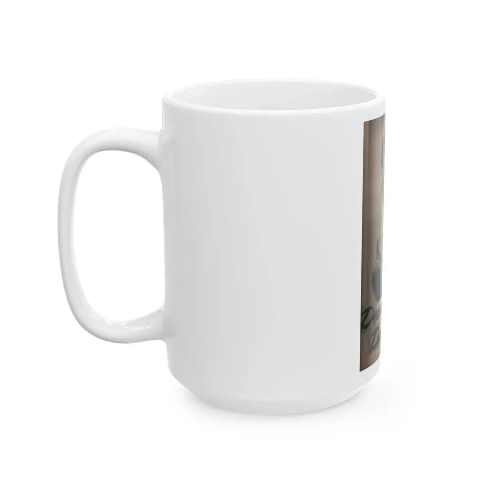 Barbara Darrow #33 - 1 B&W Photo from PHOTO Digest Mag. Dec. '54 (Vintage Female Icon) White Coffee Mug - Go Mug Yourself