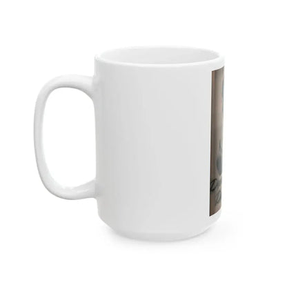 Barbara Darrow #33 - 1 B&W Photo from PHOTO Digest Mag. Dec. '54 (Vintage Female Icon) White Coffee Mug - Go Mug Yourself