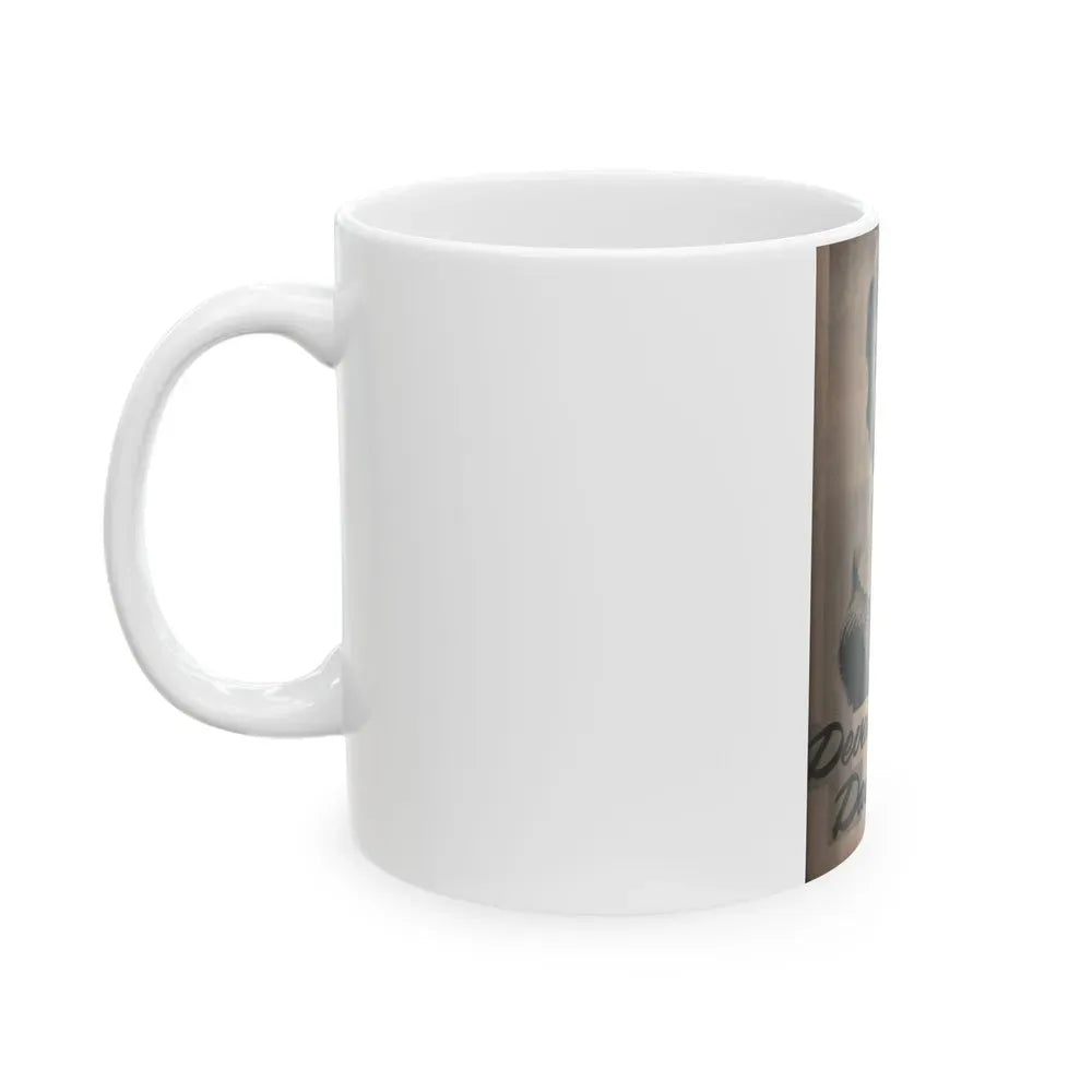 Barbara Darrow #33 - 1 B&W Photo from PHOTO Digest Mag. Dec. '54 (Vintage Female Icon) White Coffee Mug - Go Mug Yourself