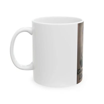 Barbara Darrow #33 - 1 B&W Photo from PHOTO Digest Mag. Dec. '54 (Vintage Female Icon) White Coffee Mug - Go Mug Yourself