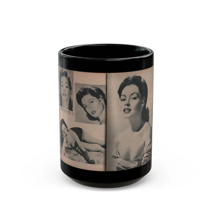 Barbara Darrow #35 - 4 B&W Photos from PHOTO Mag. Dec. '54 (Vintage Female Icon) Black Coffee Mug 15oz - Go Mug Yourself