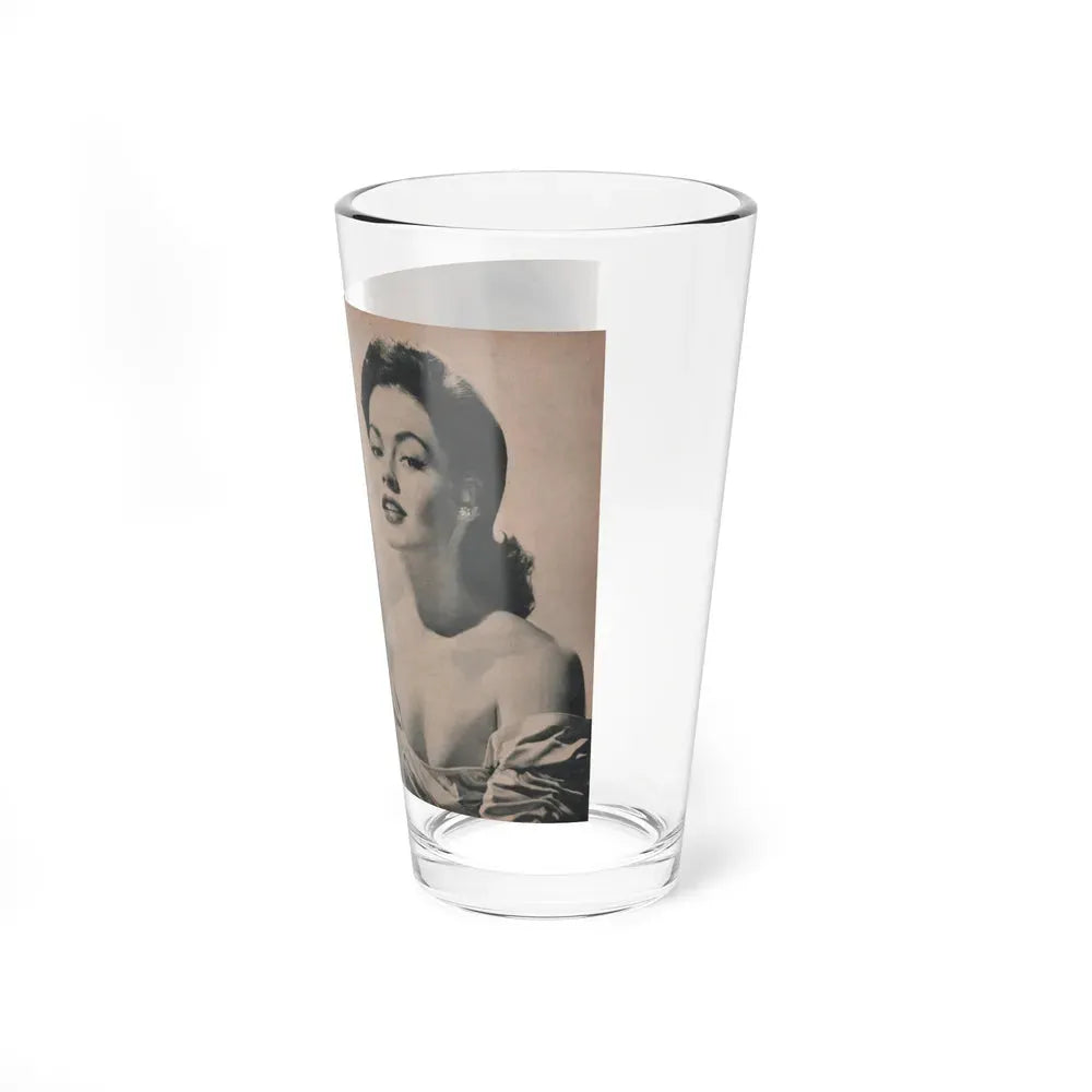 Barbara Darrow #35 - 4 B&W Photos from PHOTO Mag. Dec. '54 (Vintage Female Icon) Pint Glass 16oz - Go Mug Yourself