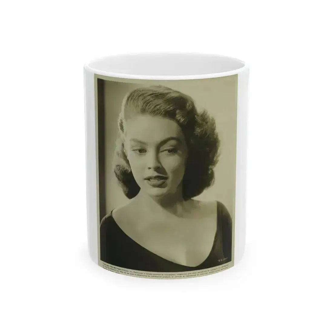 Barbara Darrow #37 (Vintage Female Icon) White Coffee Mug 11oz - Go Mug Yourself