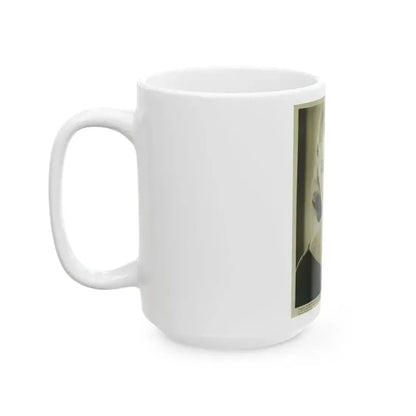 Barbara Darrow #37 (Vintage Female Icon) White Coffee Mug - Go Mug Yourself