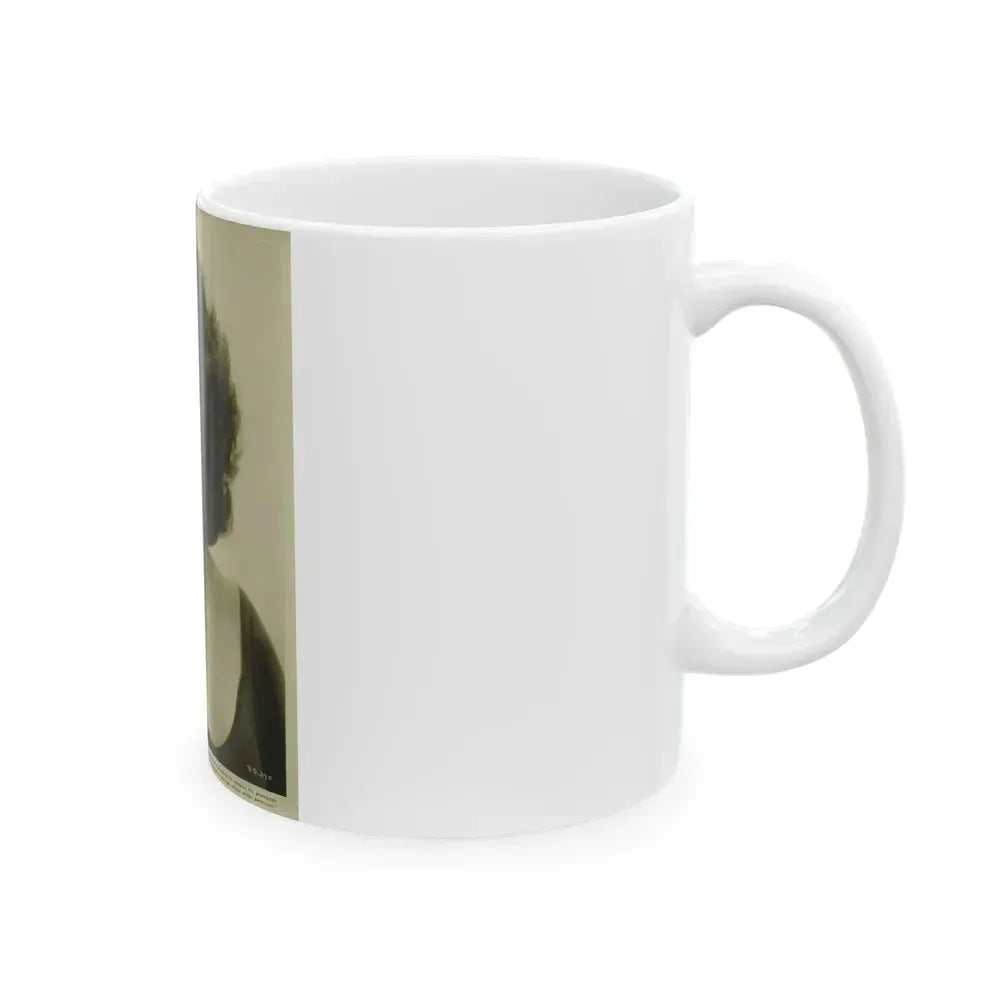 Barbara Darrow #37 (Vintage Female Icon) White Coffee Mug - Go Mug Yourself