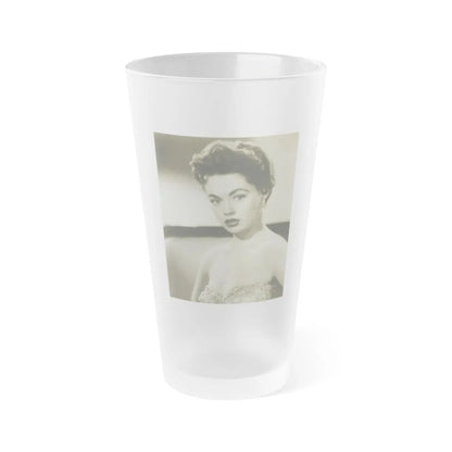 Barbara Darrow #39 (Vintage Female Icon) Frosted Pint Glass 16oz-16oz-Frosted-Go Mug Yourself