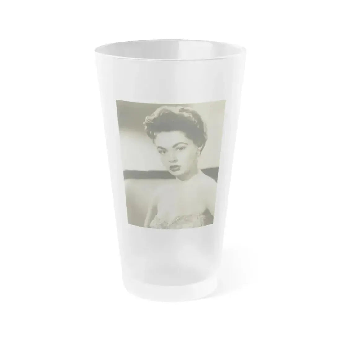 Barbara Darrow #39 (Vintage Female Icon) Frosted Pint Glass 16oz 16oz Frosted - Go Mug Yourself