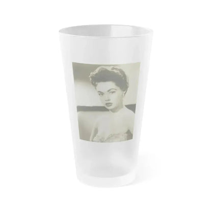 Barbara Darrow #39 (Vintage Female Icon) Frosted Pint Glass 16oz 16oz Frosted - Go Mug Yourself