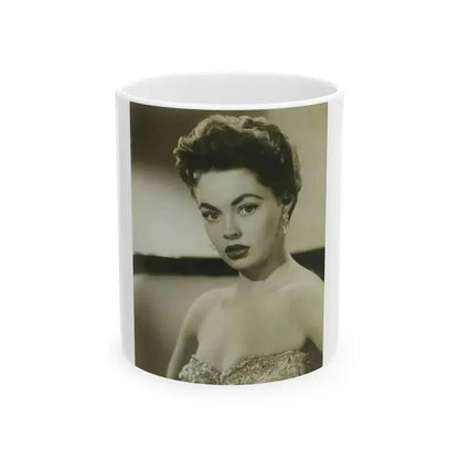Barbara Darrow #39 (Vintage Female Icon) White Coffee Mug 11oz - Go Mug Yourself