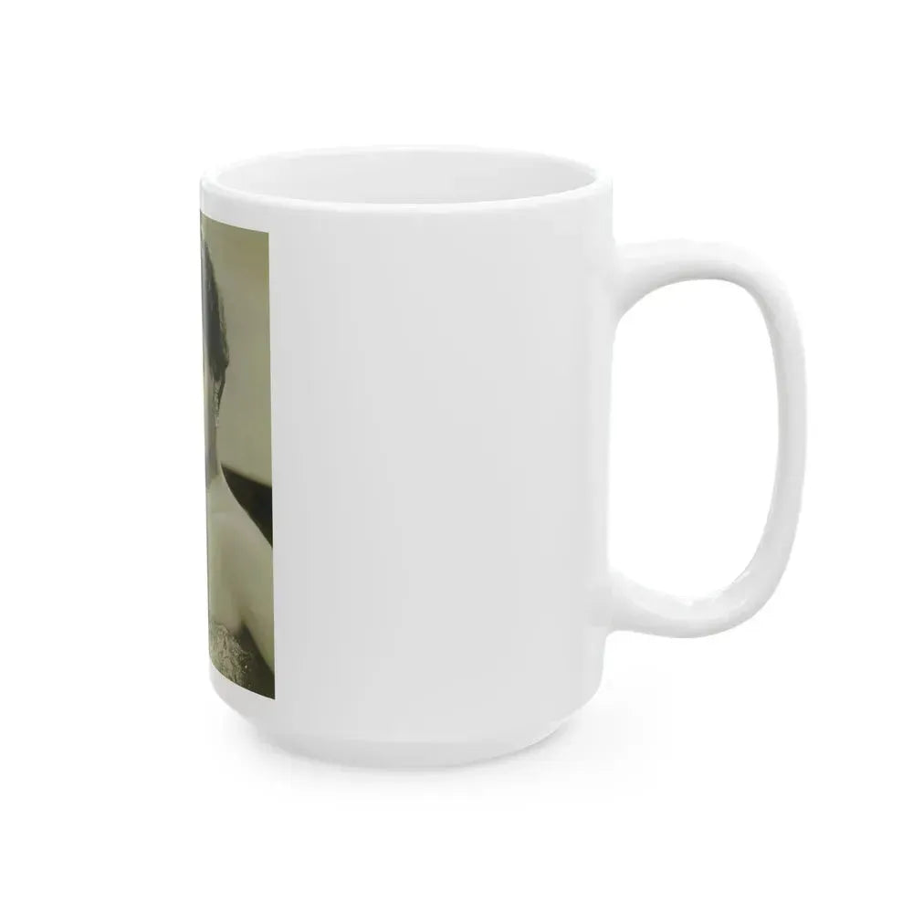 Barbara Darrow #39 (Vintage Female Icon) White Coffee Mug - Go Mug Yourself