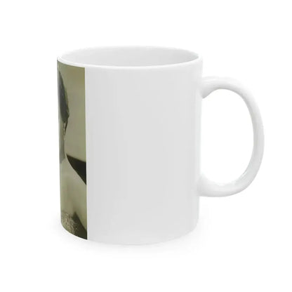 Barbara Darrow #39 (Vintage Female Icon) White Coffee Mug - Go Mug Yourself