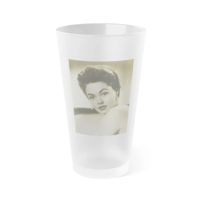 Barbara Darrow #40 (Vintage Female Icon) Frosted Pint Glass 16oz-16oz-Frosted-Go Mug Yourself