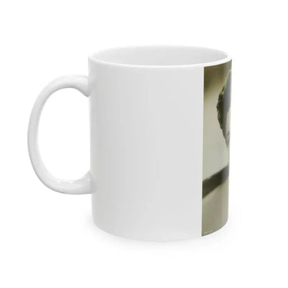 Barbara Darrow #40 (Vintage Female Icon) White Coffee Mug - Go Mug Yourself