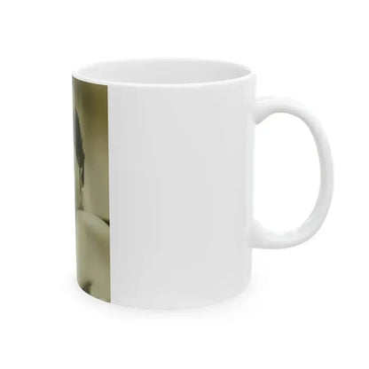 Barbara Darrow #40 (Vintage Female Icon) White Coffee Mug - Go Mug Yourself