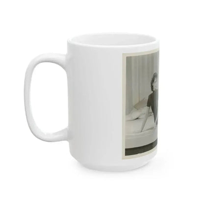 Barbara Darrow #41 (Vintage Female Icon) White Coffee Mug - Go Mug Yourself