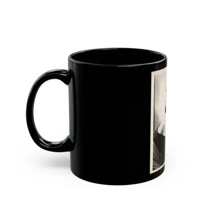 Barbara Darrow #44 - Vintage 8x10 B&W Glamour Portrait Circa Early 50's (Vintage Female Icon) Black Coffee Mug - Go Mug Yourself