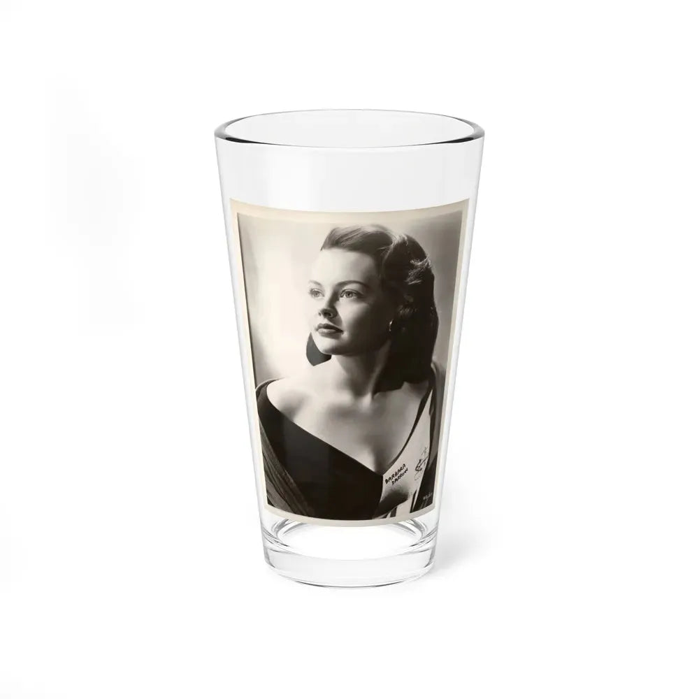 Barbara Darrow #44 - Vintage 8x10 B&W Glamour Portrait Circa Early 50's (Vintage Female Icon) Pint Glass 16oz 16oz - Go Mug Yourself