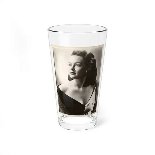 Barbara Darrow #44 - Vintage 8x10 B&W Glamour Portrait Circa Early 50's (Vintage Female Icon) Pint Glass 16oz 16oz - Go Mug Yourself