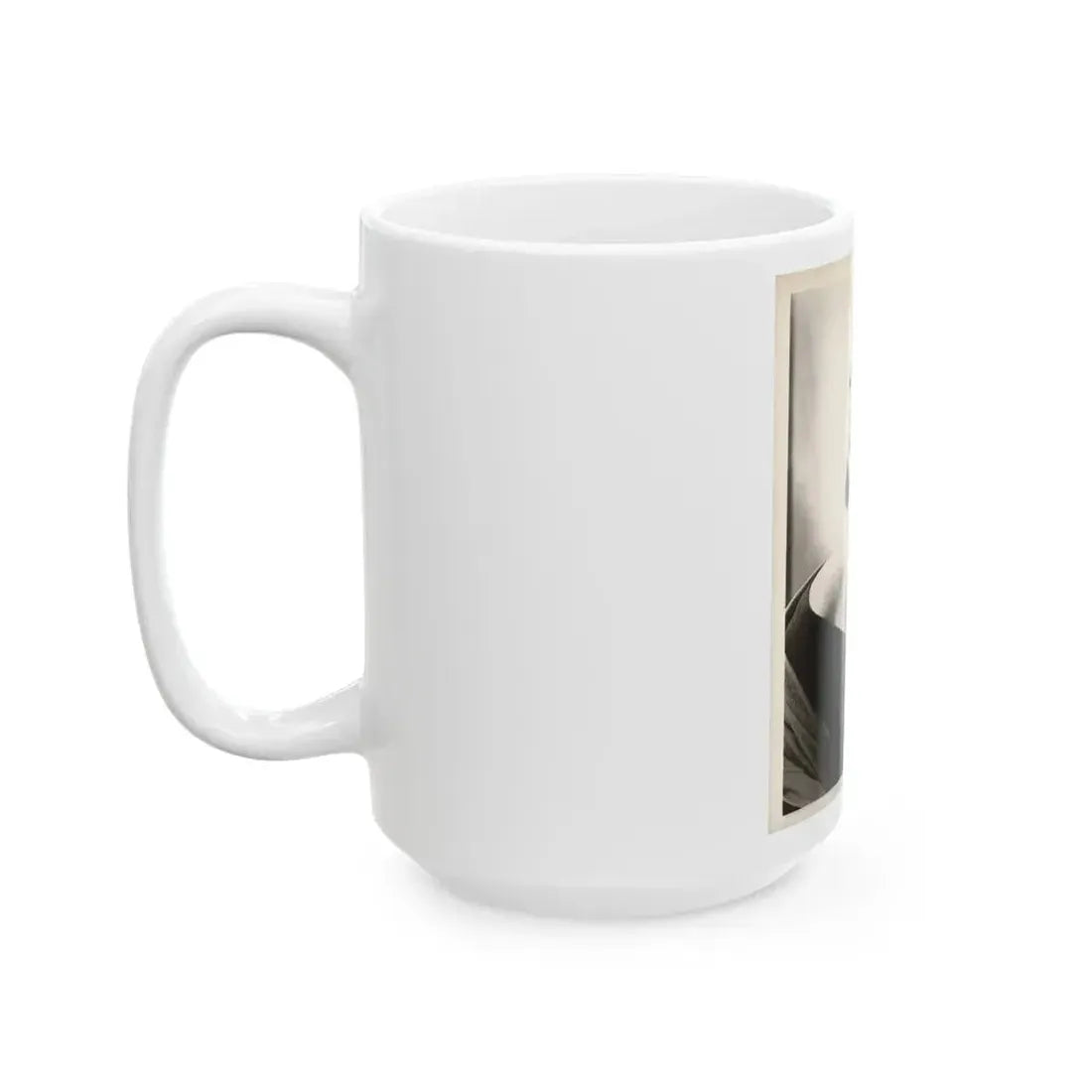 Barbara Darrow #44 - Vintage 8x10 B&W Glamour Portrait Circa Early 50's (Vintage Female Icon) White Coffee Mug - Go Mug Yourself