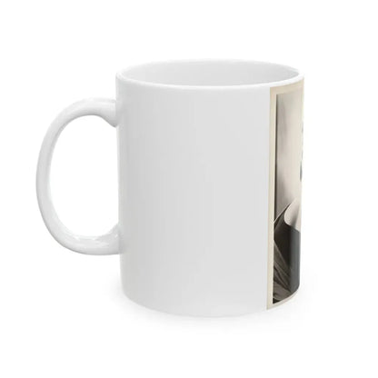 Barbara Darrow #44 - Vintage 8x10 B&W Glamour Portrait Circa Early 50's (Vintage Female Icon) White Coffee Mug - Go Mug Yourself