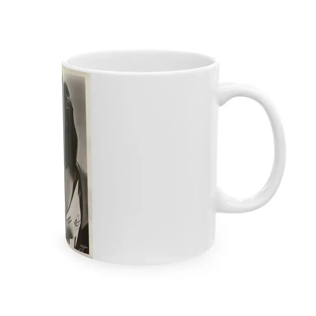 Barbara Darrow #44 - Vintage 8x10 B&W Glamour Portrait Circa Early 50's (Vintage Female Icon) White Coffee Mug - Go Mug Yourself