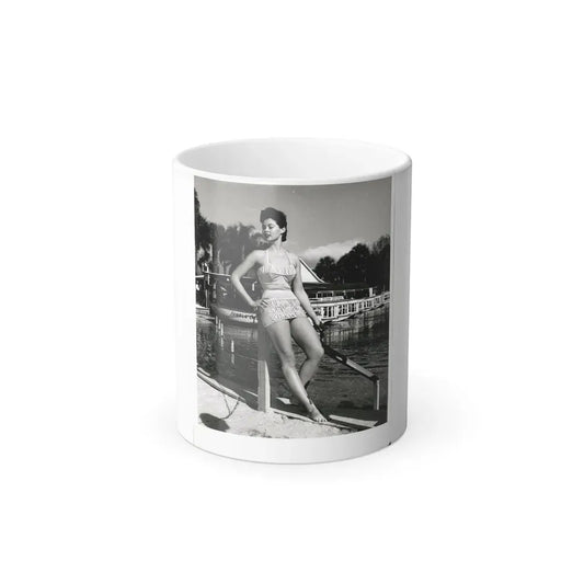 Barbara Darrow #47 (Vintage Female Icon) Color Changing Mug 11oz 11oz - Go Mug Yourself