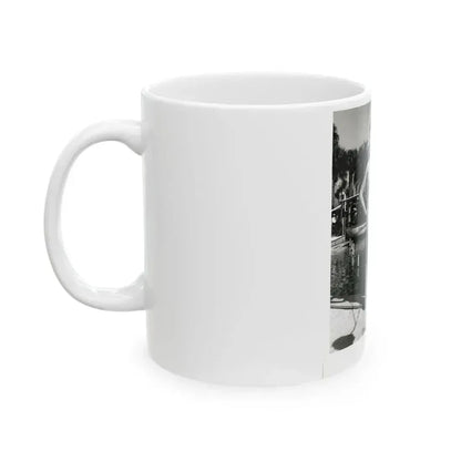 Barbara Darrow #47 (Vintage Female Icon) White Coffee Mug - Go Mug Yourself