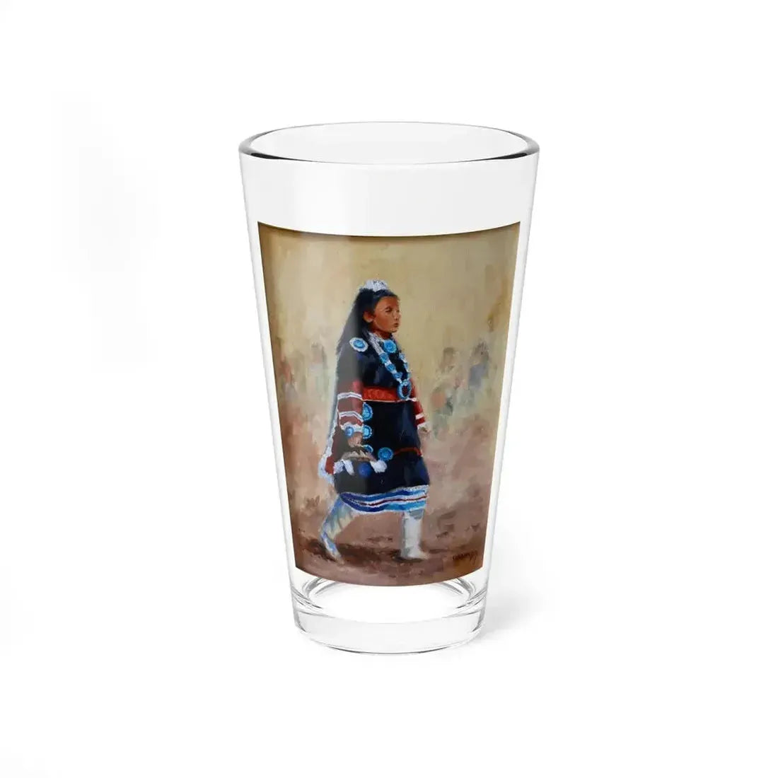 Barbara Ivey - Gallup Parade (Native Americans in Art) Pint Glass 16oz 16oz - Go Mug Yourself