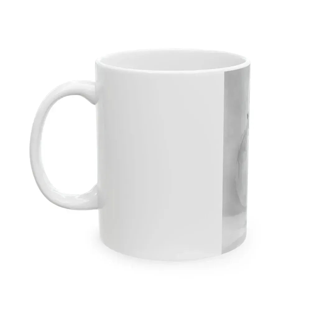 Barbara Lang #22 (Vintage Female Icon) White Coffee Mug - Go Mug Yourself