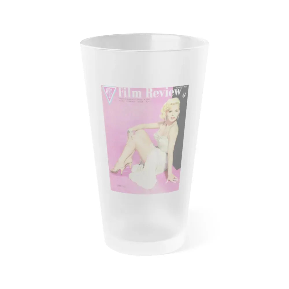 Barbara Lang #29 - Mag. Cover (Vintage Female Icon) Frosted Pint Glass 16oz 16oz Frosted - Go Mug Yourself