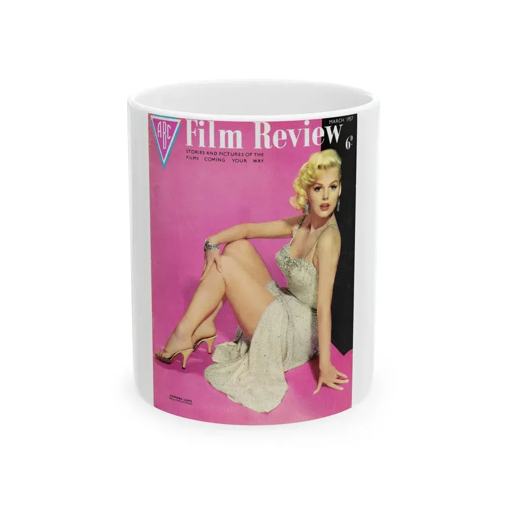 Barbara Lang #29 - Mag. Cover (Vintage Female Icon) White Coffee Mug 11oz - Go Mug Yourself