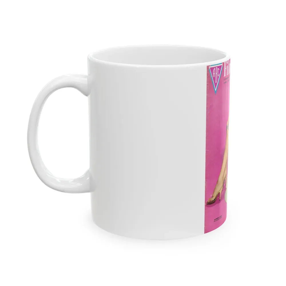 Barbara Lang #29 - Mag. Cover (Vintage Female Icon) White Coffee Mug - Go Mug Yourself
