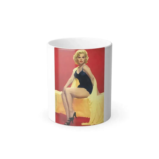 Barbara Lang #30 (Vintage Female Icon) Color Changing Mug 11oz 11oz - Go Mug Yourself