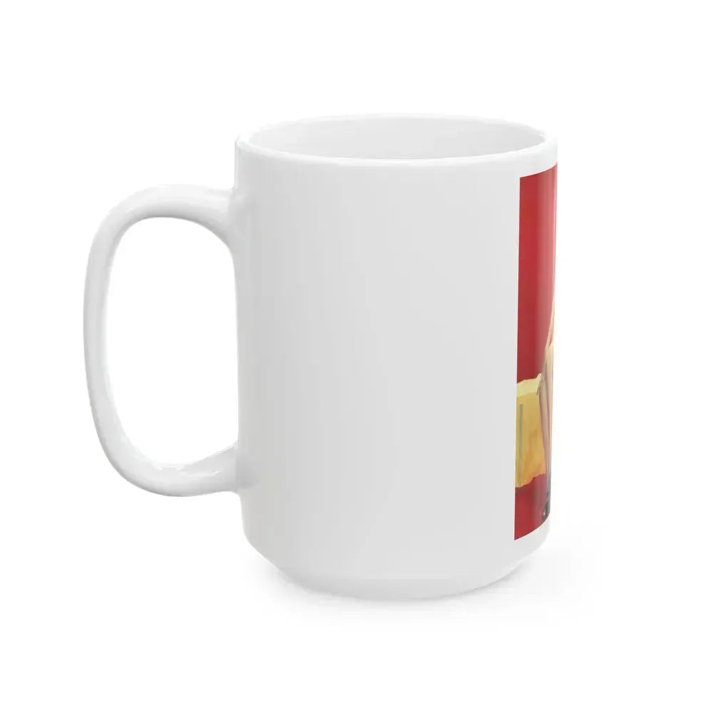 Barbara Lang #30 (Vintage Female Icon) White Coffee Mug - Go Mug Yourself