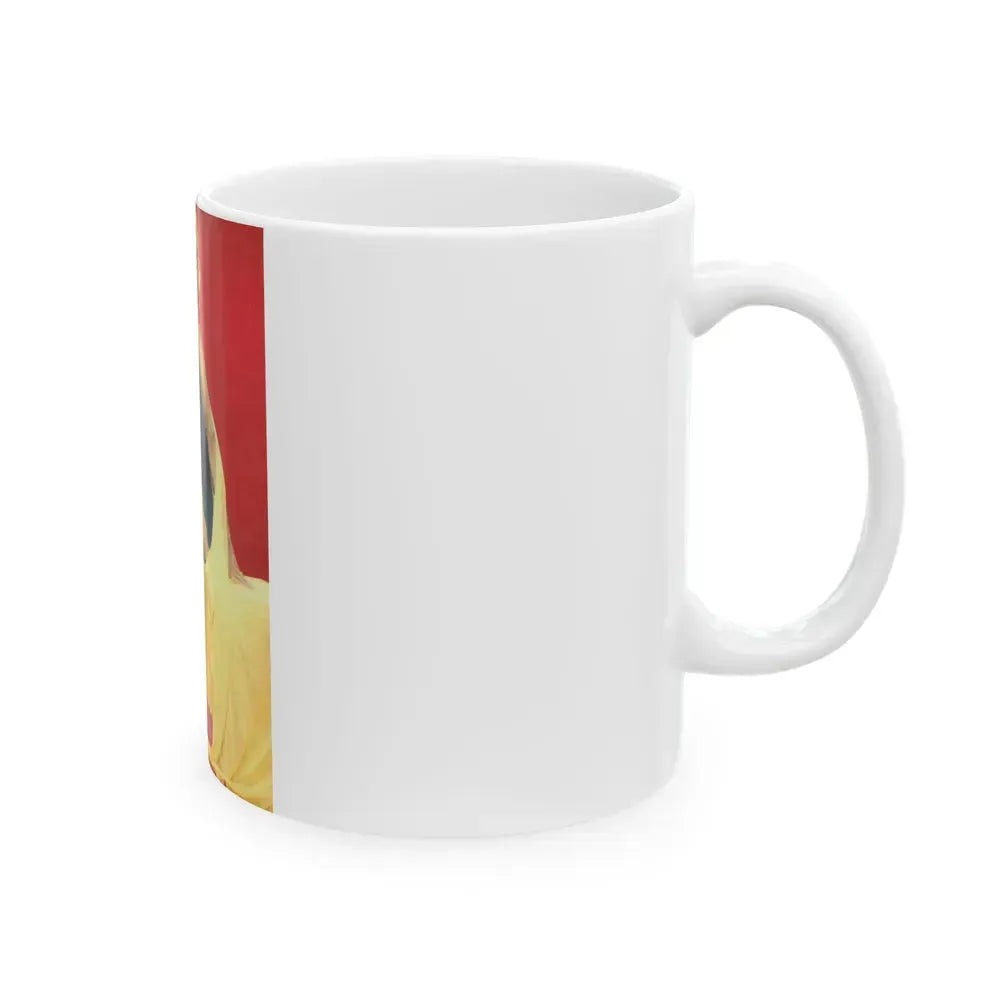 Barbara Lang #30 (Vintage Female Icon) White Coffee Mug - Go Mug Yourself
