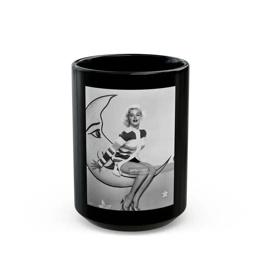 Barbara Lang #31 (Vintage Female Icon) Black Coffee Mug 15oz - Go Mug Yourself