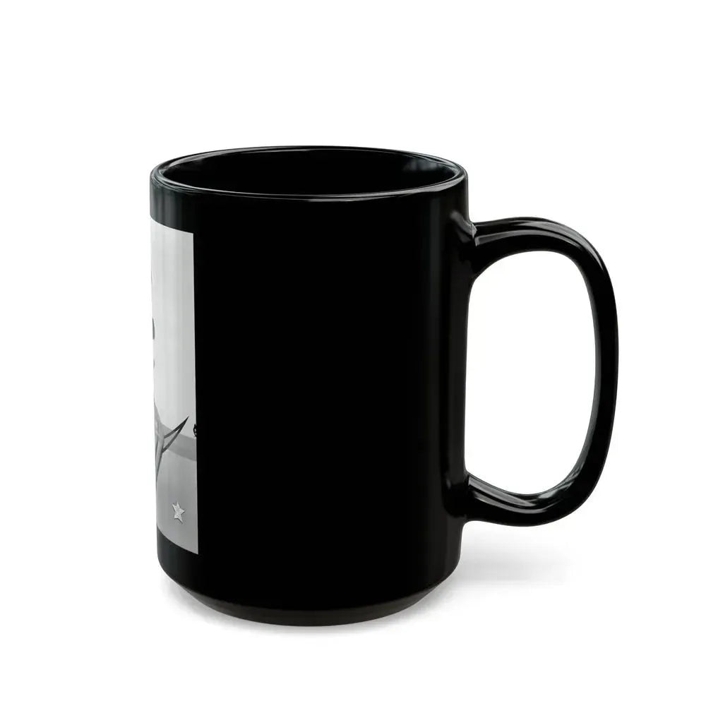 Barbara Lang #31 (Vintage Female Icon) Black Coffee Mug - Go Mug Yourself