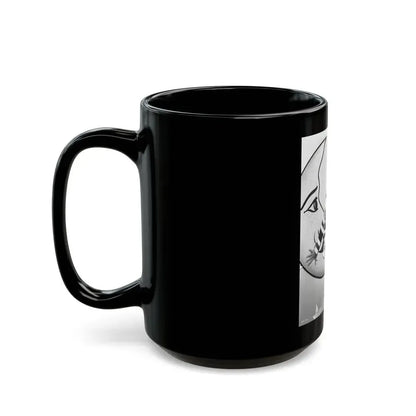 Barbara Lang #31 (Vintage Female Icon) Black Coffee Mug - Go Mug Yourself
