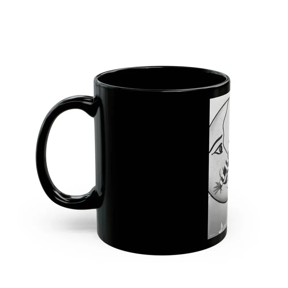 Barbara Lang #31 (Vintage Female Icon) Black Coffee Mug - Go Mug Yourself