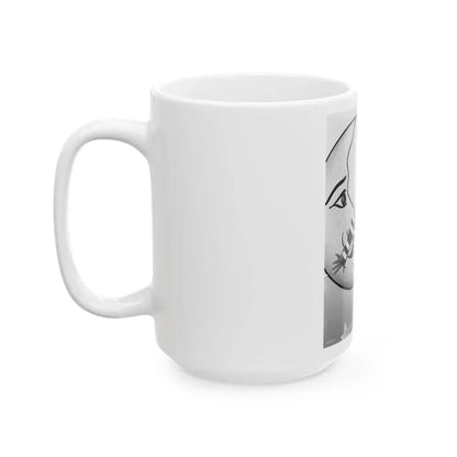 Barbara Lang #31 (Vintage Female Icon) White Coffee Mug - Go Mug Yourself