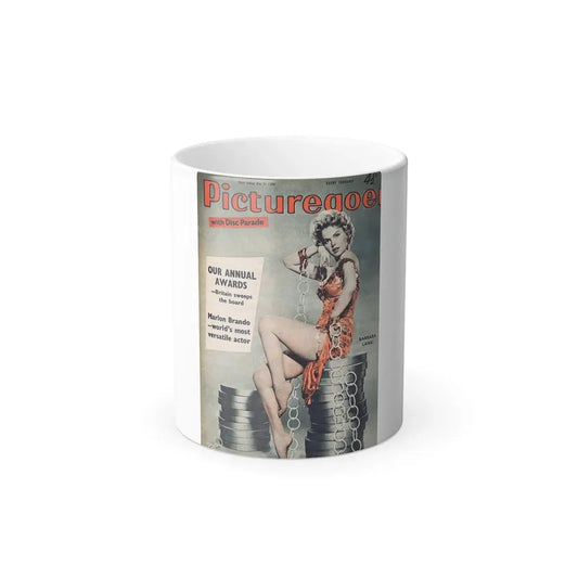 Barbara Lang #32 - Mag. Cover (Vintage Female Icon) Color Changing Mug 11oz 11oz - Go Mug Yourself