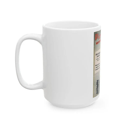 Barbara Lang #32 - Mag. Cover (Vintage Female Icon) White Coffee Mug - Go Mug Yourself