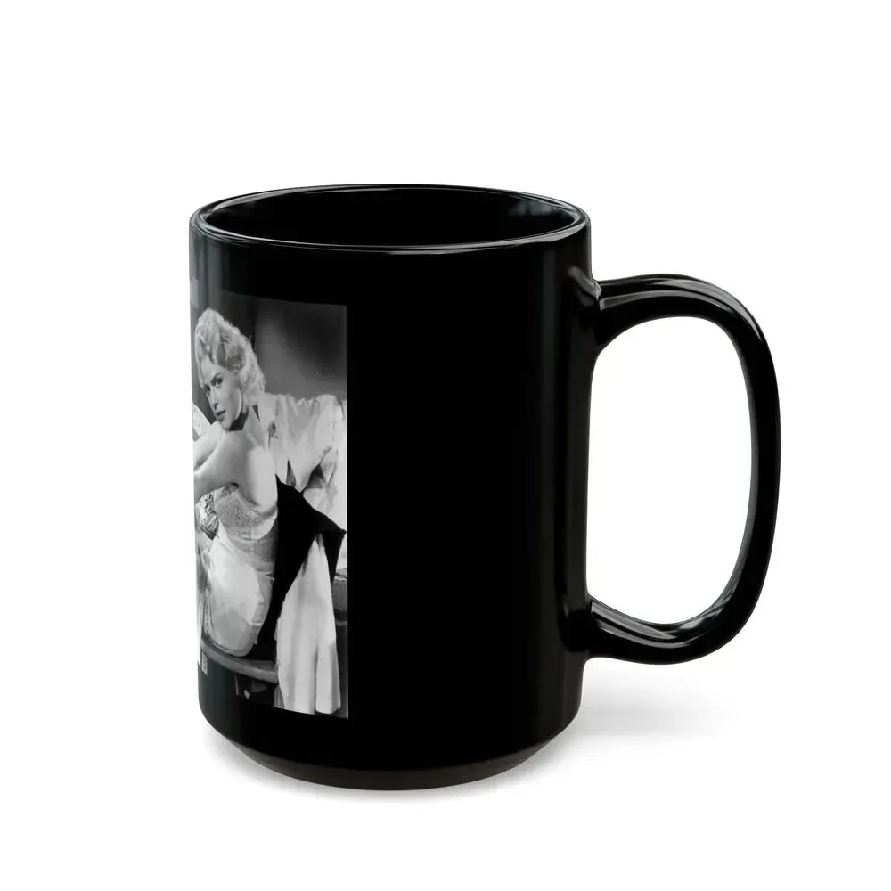 Barbara Lang #33 (Vintage Female Icon) Black Coffee Mug - Go Mug Yourself