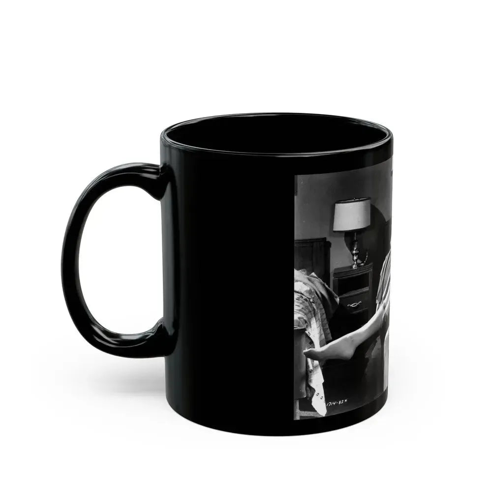 Barbara Lang #33 (Vintage Female Icon) Black Coffee Mug - Go Mug Yourself
