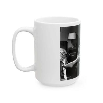 Barbara Lang #33 (Vintage Female Icon) White Coffee Mug - Go Mug Yourself