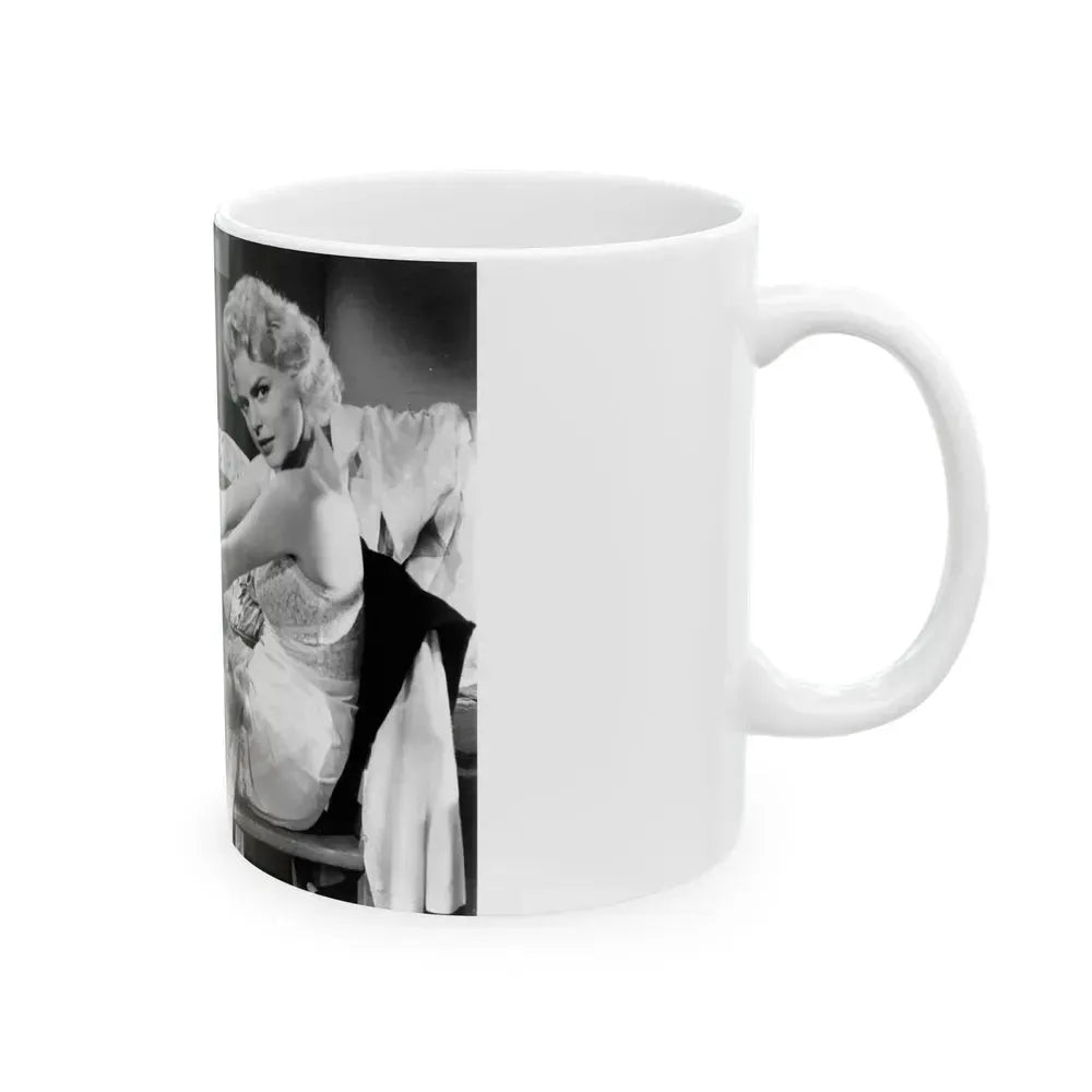 Barbara Lang #33 (Vintage Female Icon) White Coffee Mug - Go Mug Yourself
